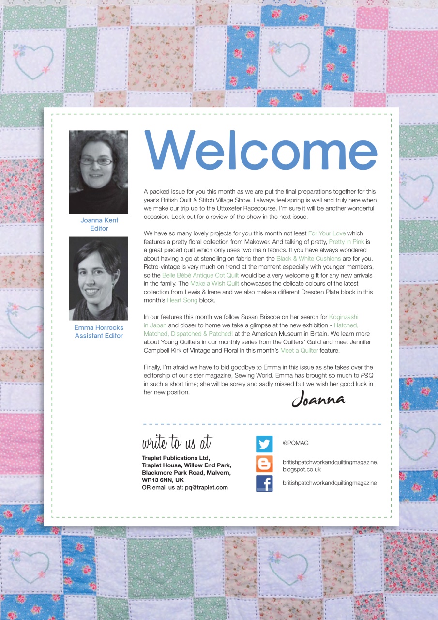 Patchwork and Quilting Preview Pages