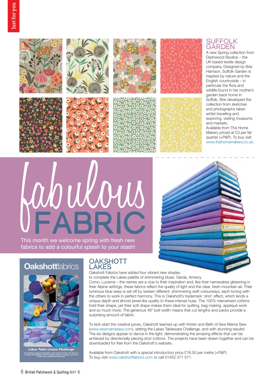 Patchwork and Quilting Preview Pages