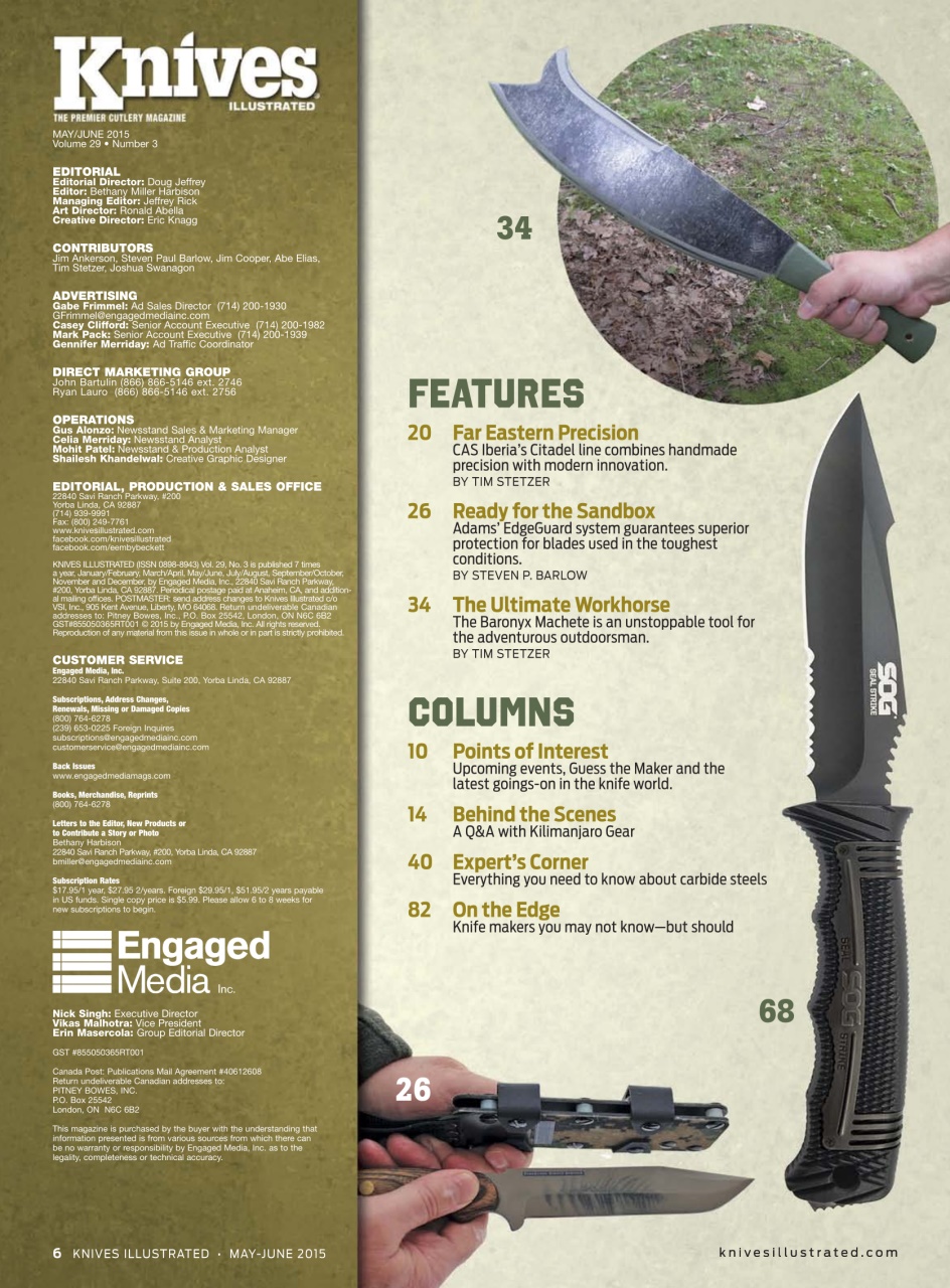 Knives Illustrated Preview Pages