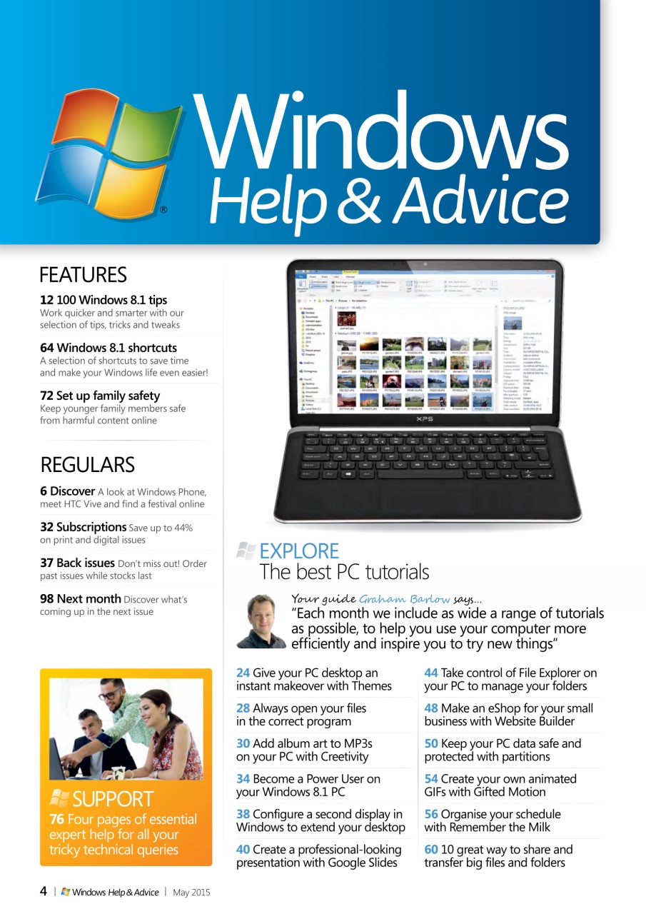Windows Help & Advice Preview Pages
