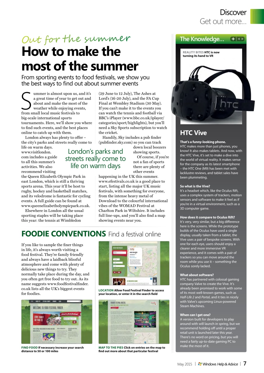 Windows Help & Advice Preview Pages