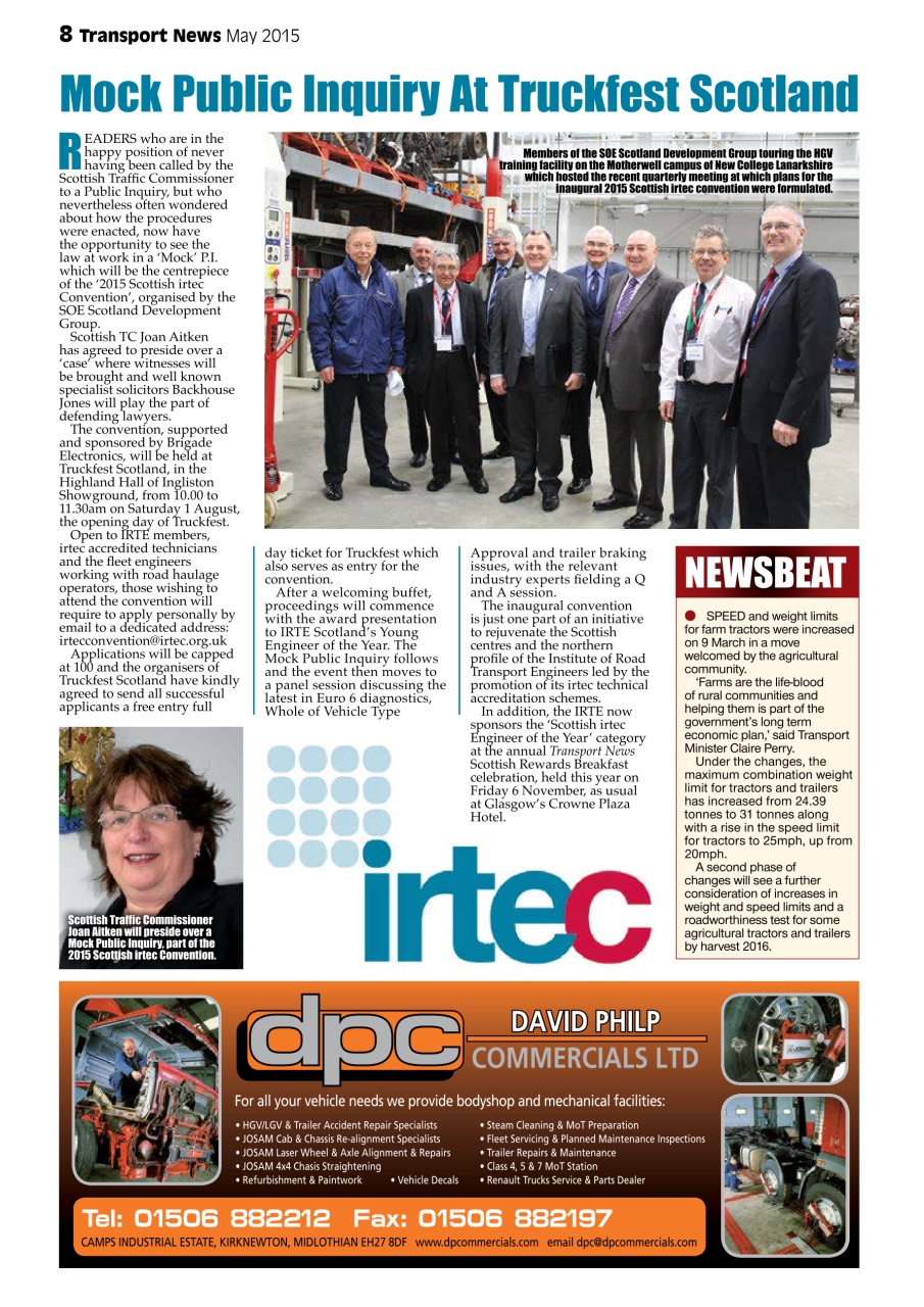 Transport News Preview Pages