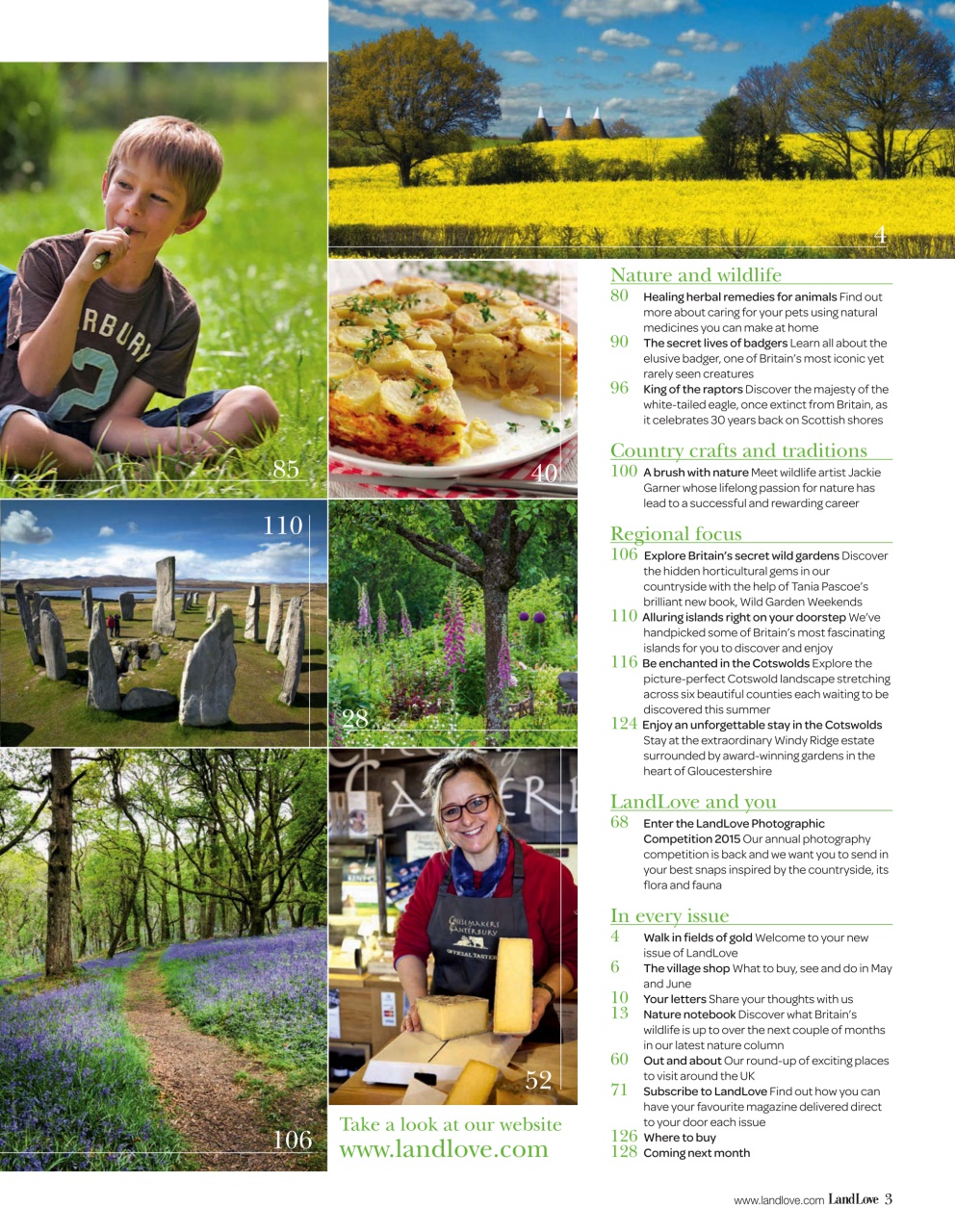 LandLove Magazine Preview Pages