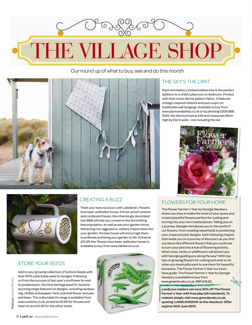 LandLove Magazine Preview Pages