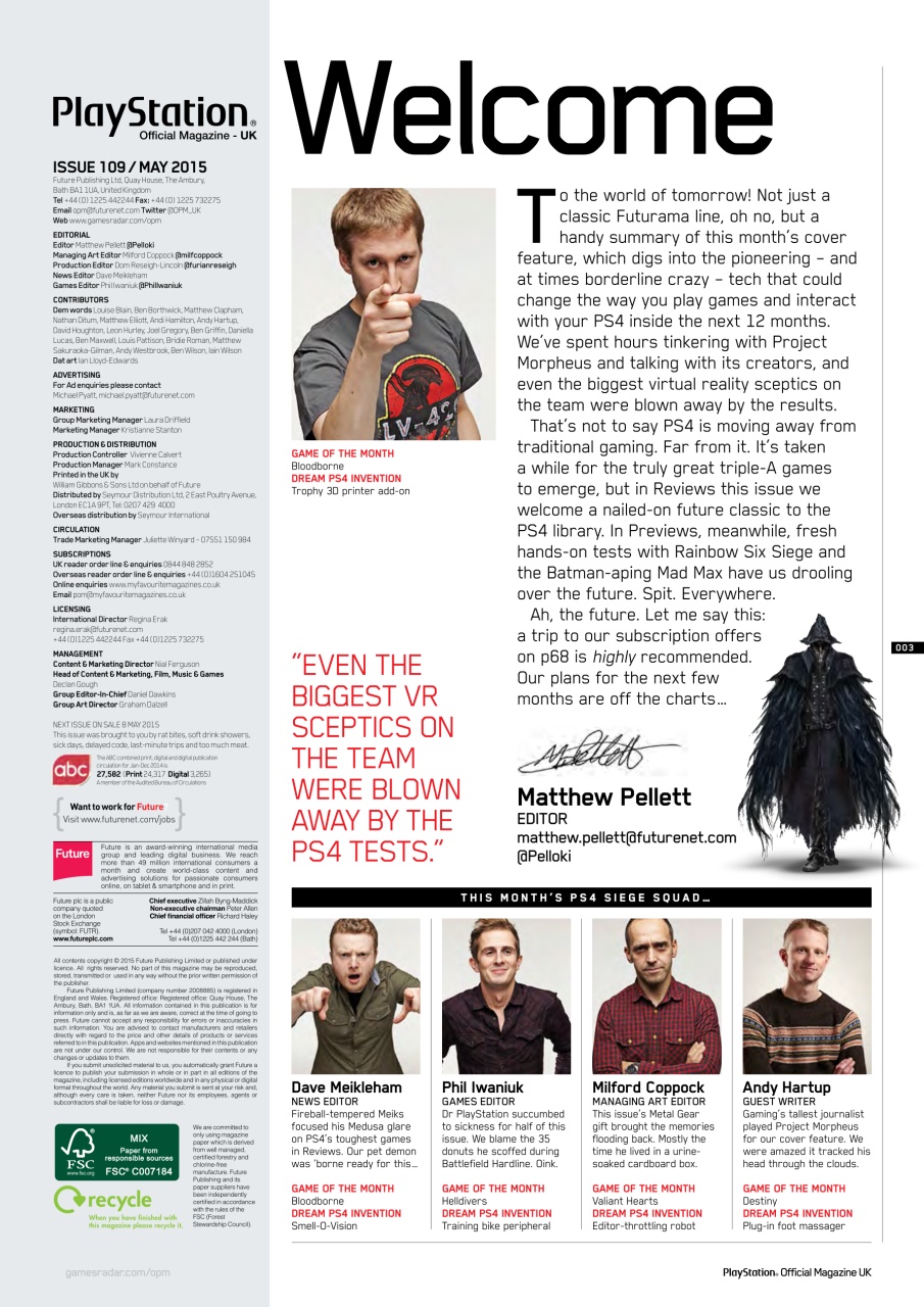PLAY Magazine Preview Pages