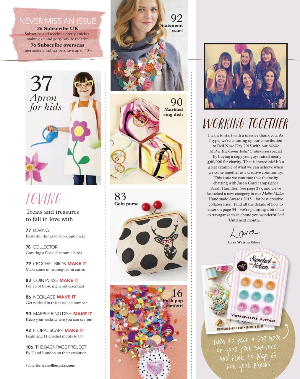 Mollie magazine Preview Pages
