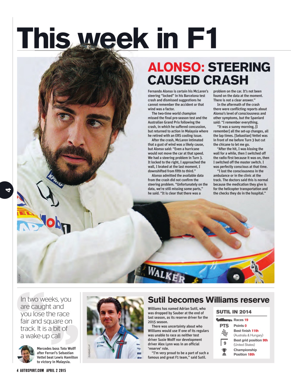 Autosport Preview Pages