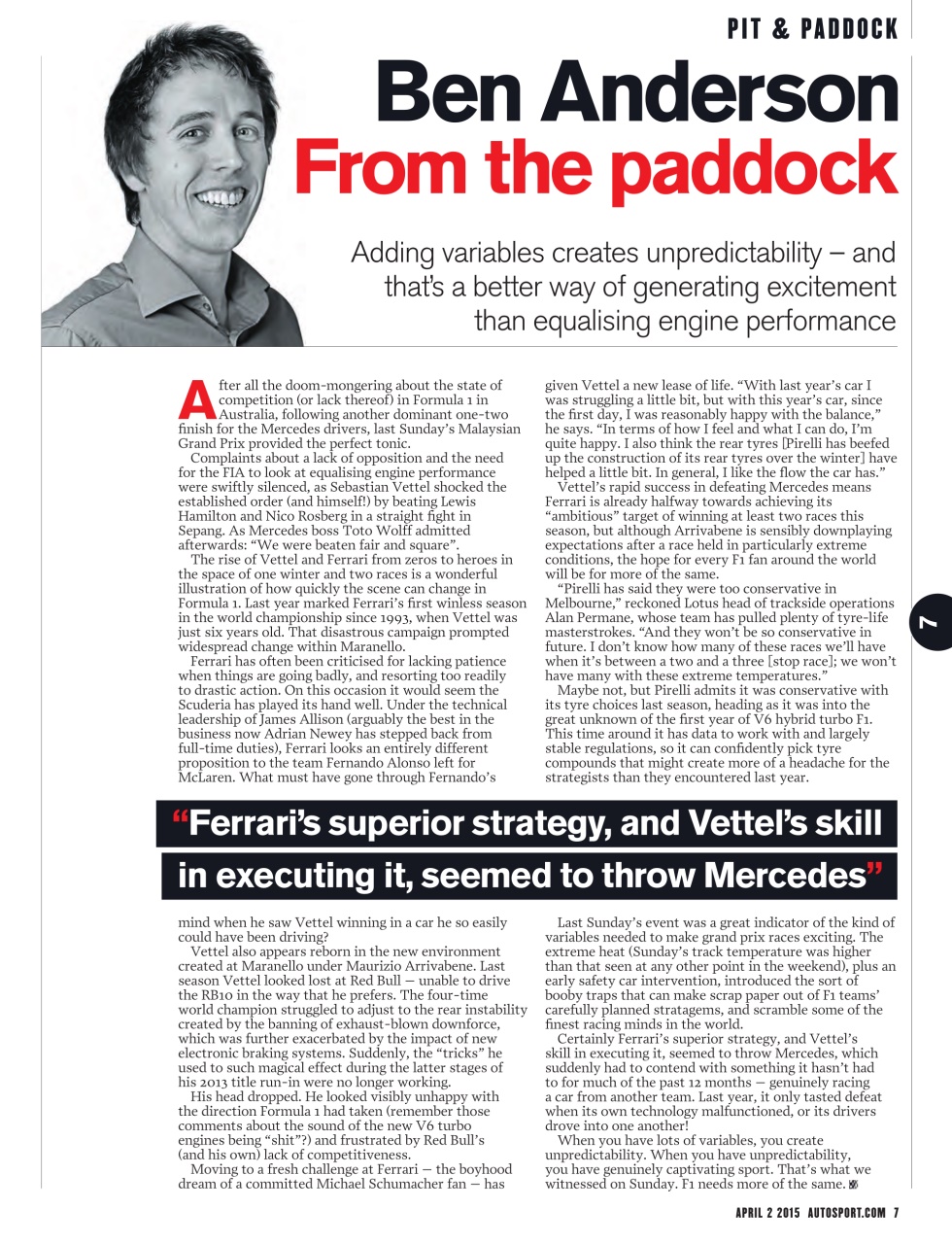 Autosport Preview Pages