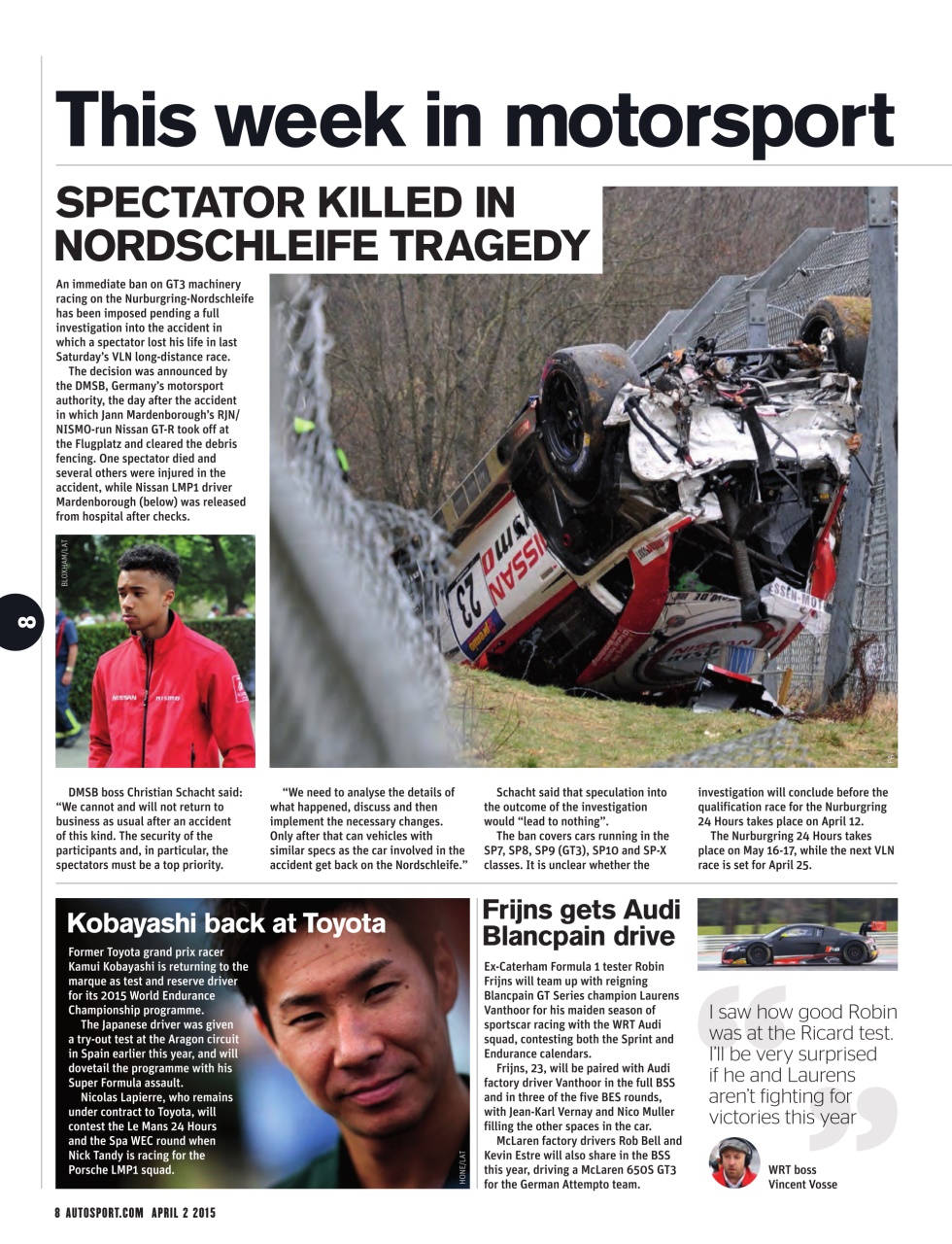 Autosport Preview Pages