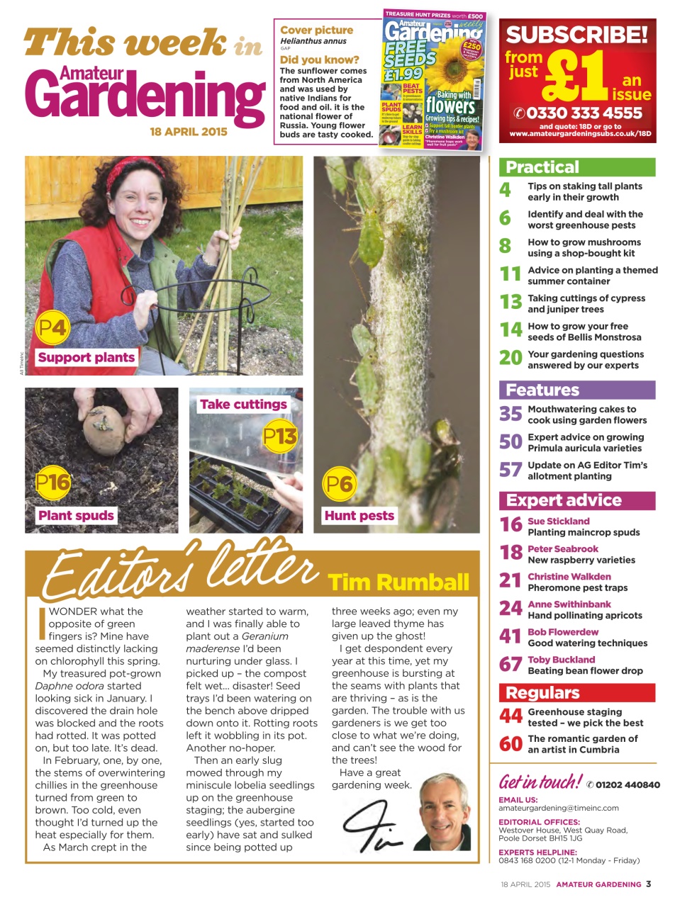 Amateur Gardening Preview Pages