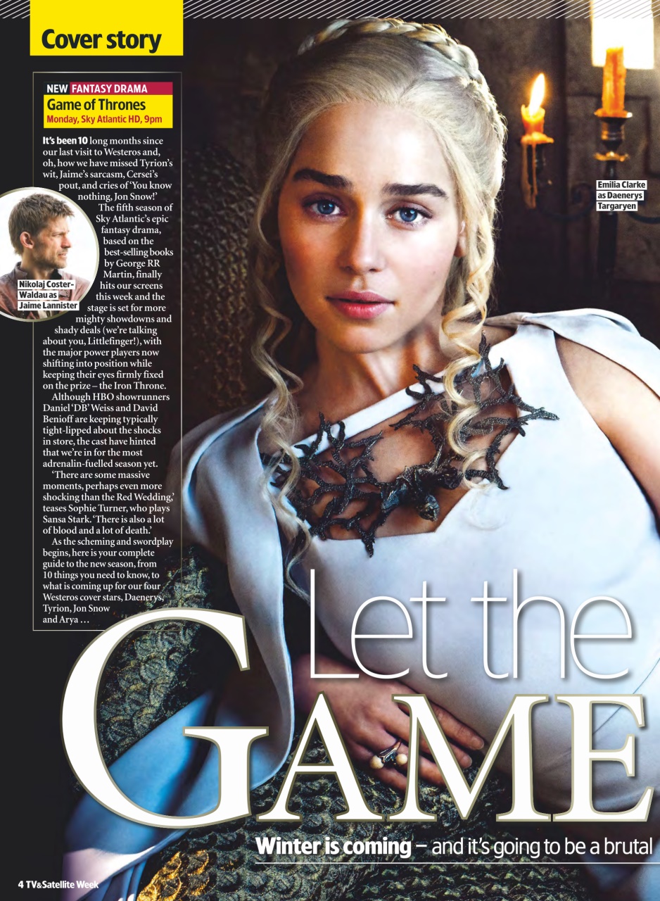 TV & Satellite Week Preview Pages
