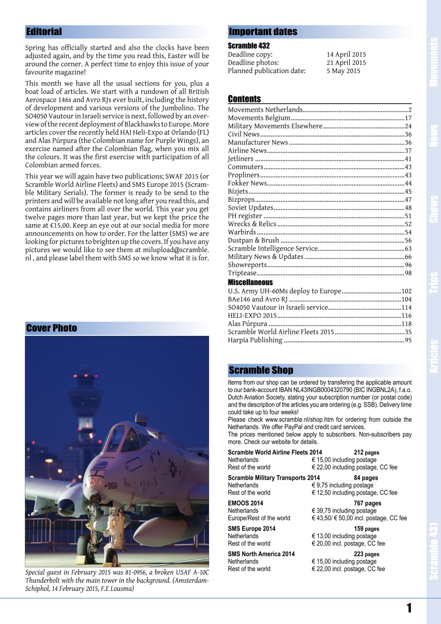 Scramble Magazine Preview Pages