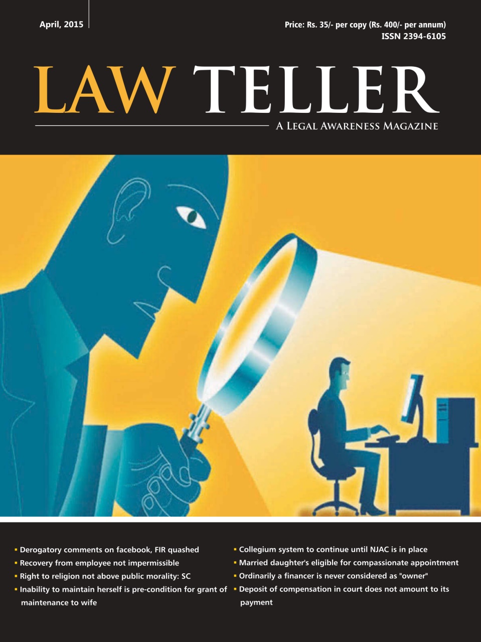 Lawteller – A Legal Awareness Magazine Preview Pages