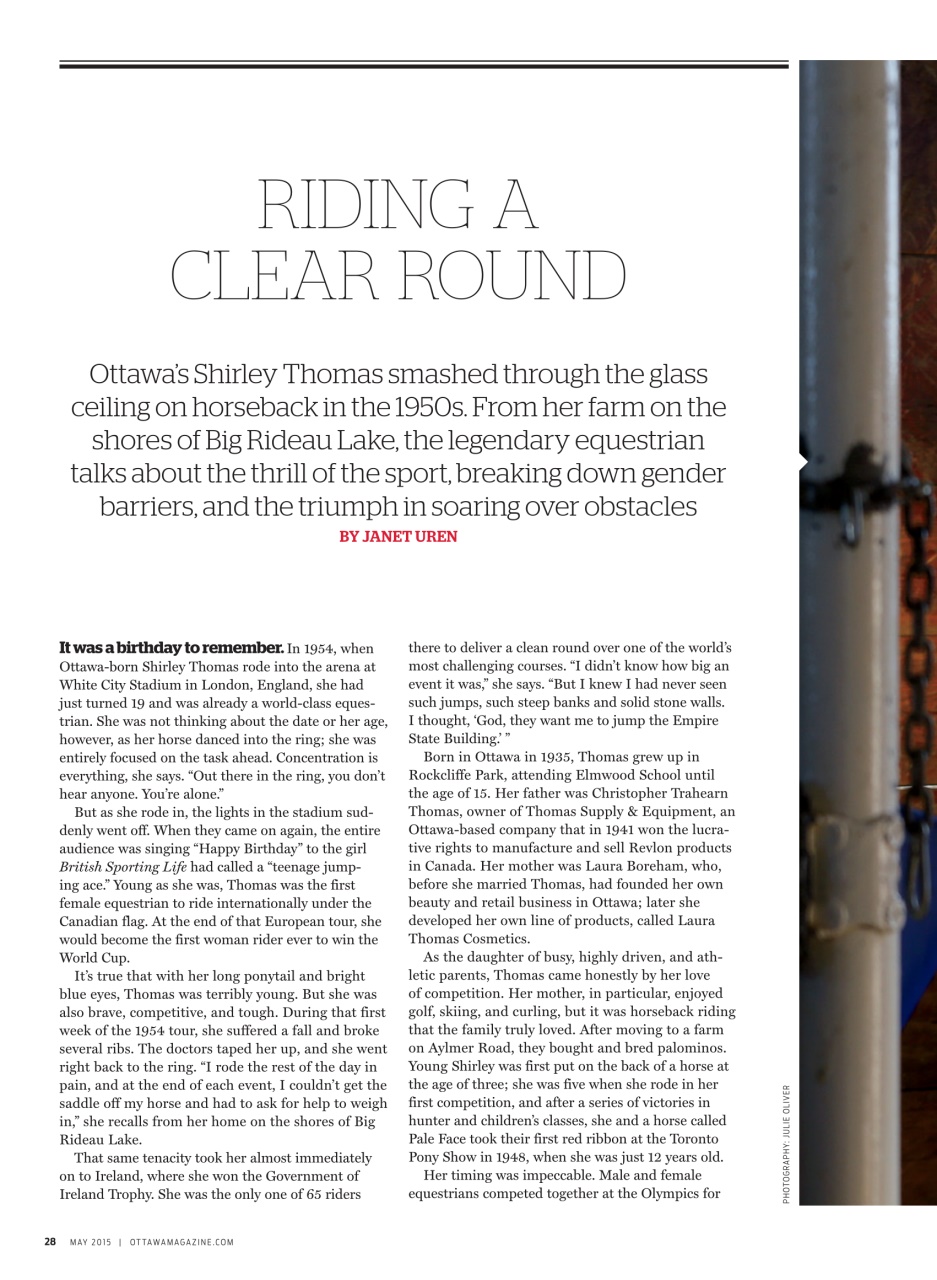 Ottawa Magazine Preview Pages