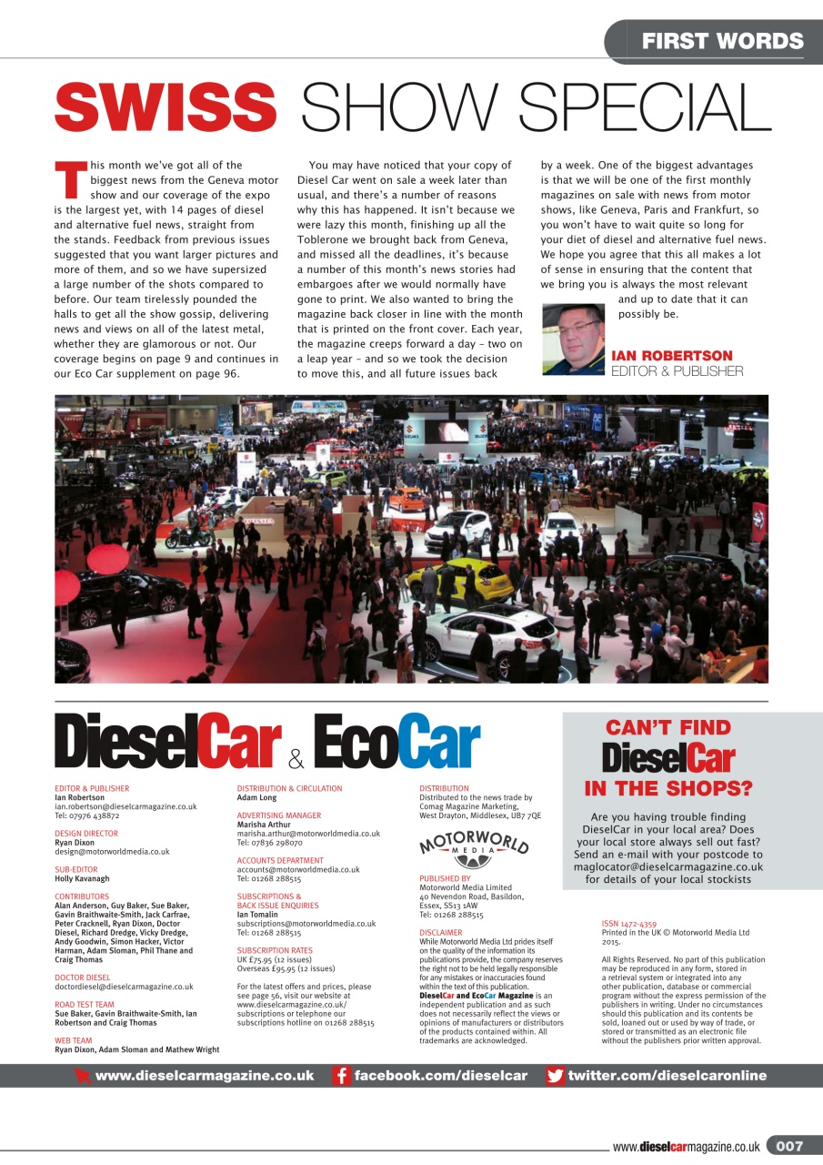 Diesel&EcoCar Magazine Preview Pages