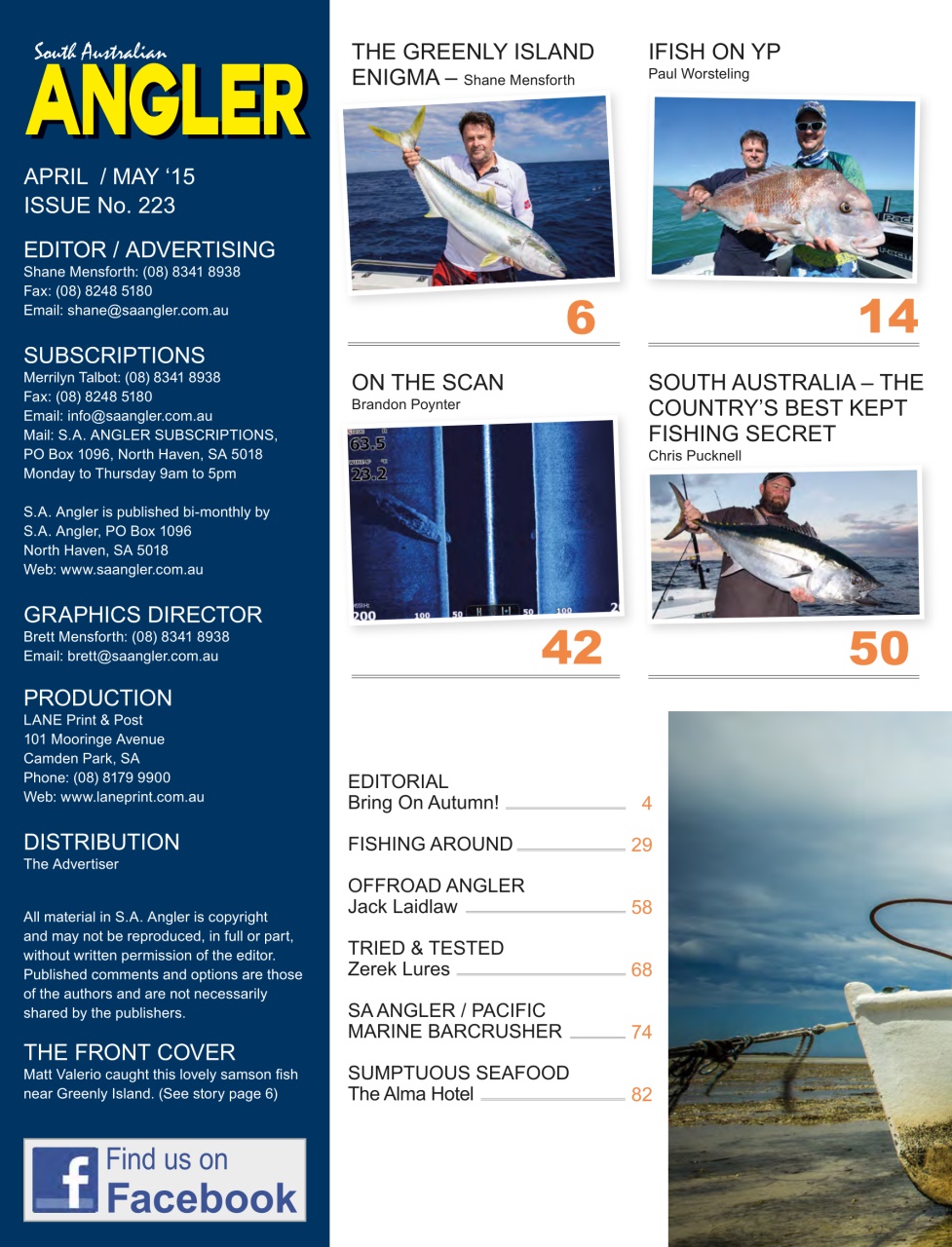 South Australian Angler Preview Pages