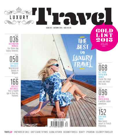 Luxury Travel issue Luxury Travel magazine issue 62 – Autumn 2015