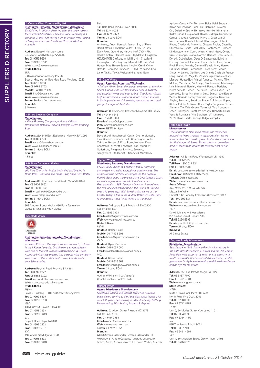 Drinks Trade Preview Pages