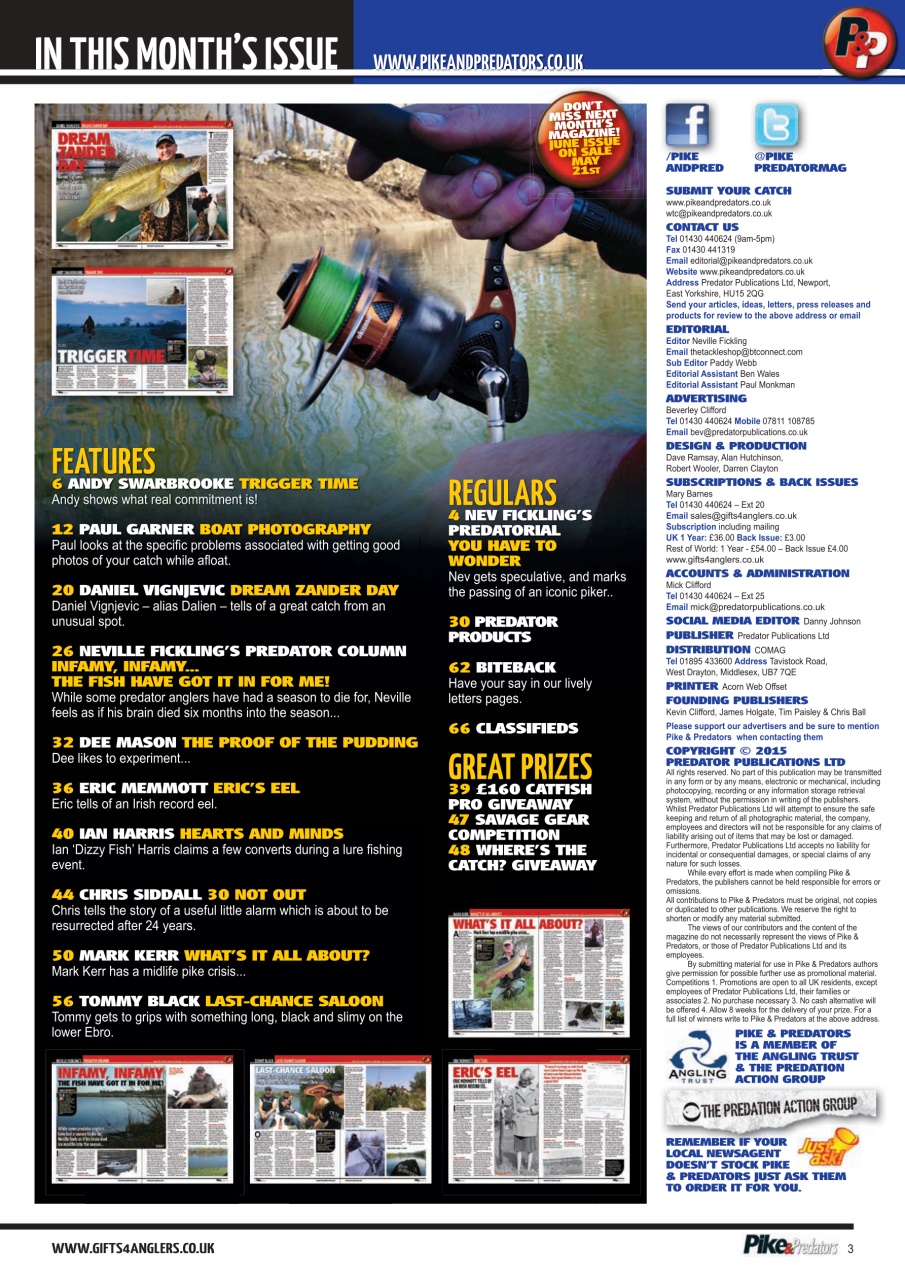 Pike & Predators Preview Pages