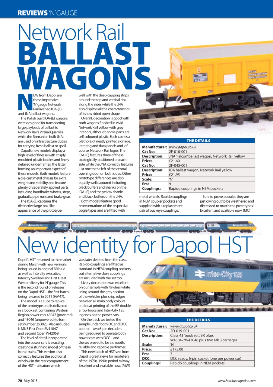 Hornby Magazine Preview Pages