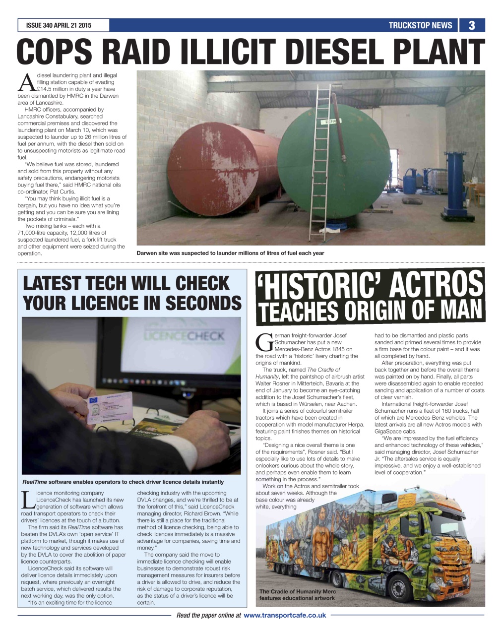 Truckstop News Preview Pages