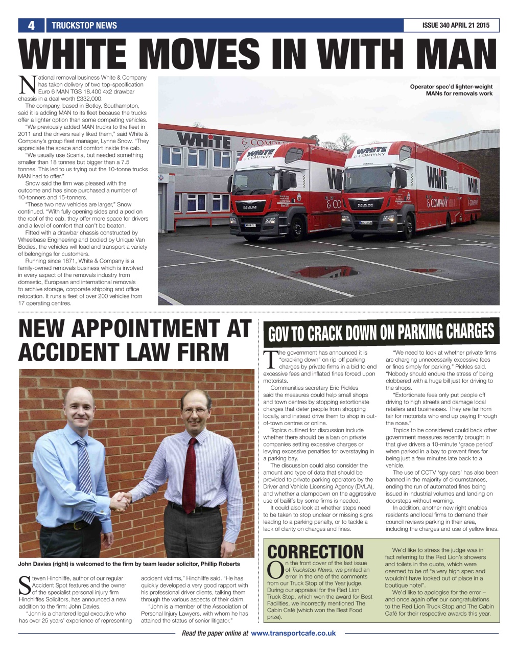 Truckstop News Preview Pages