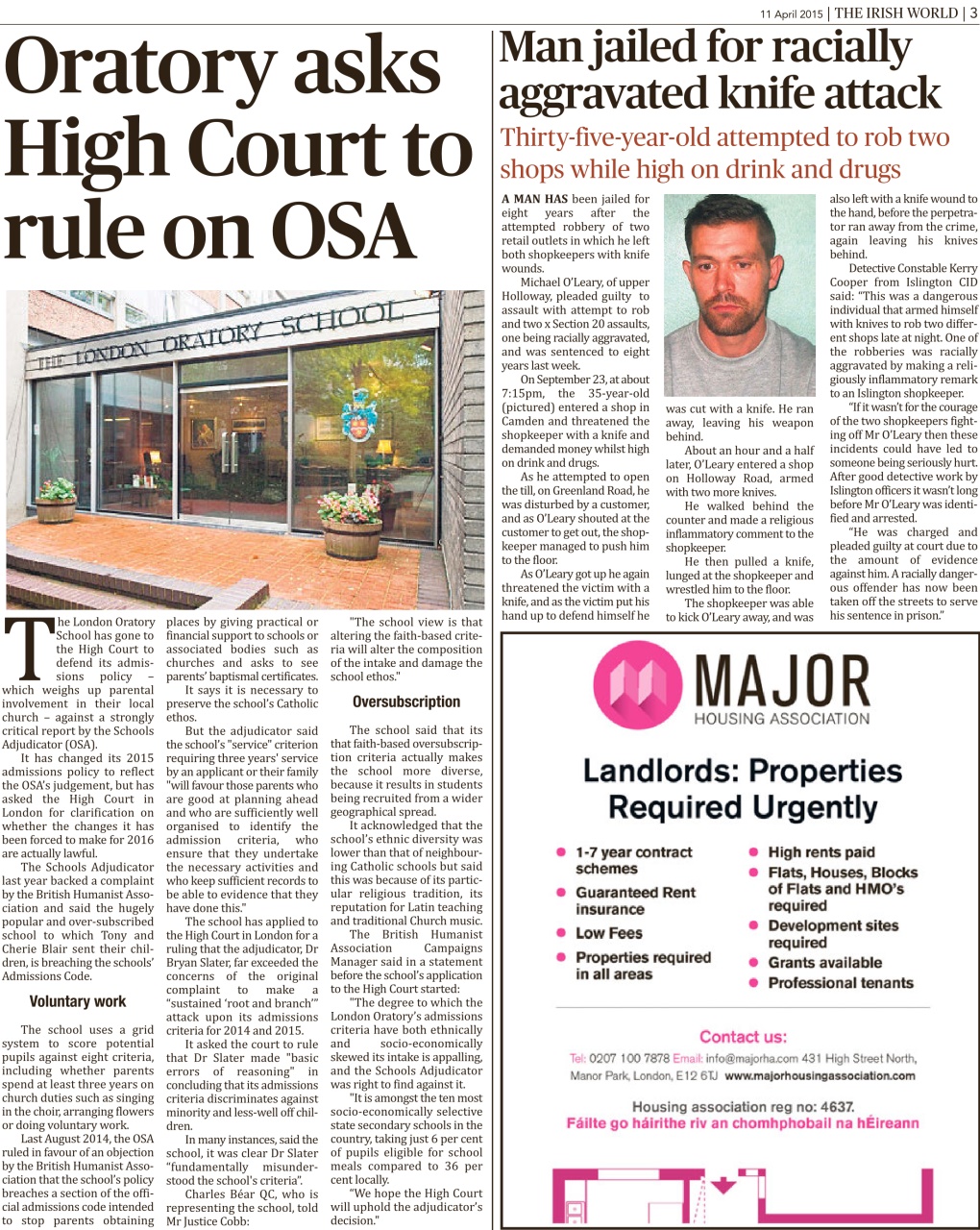 Irish World Preview Pages