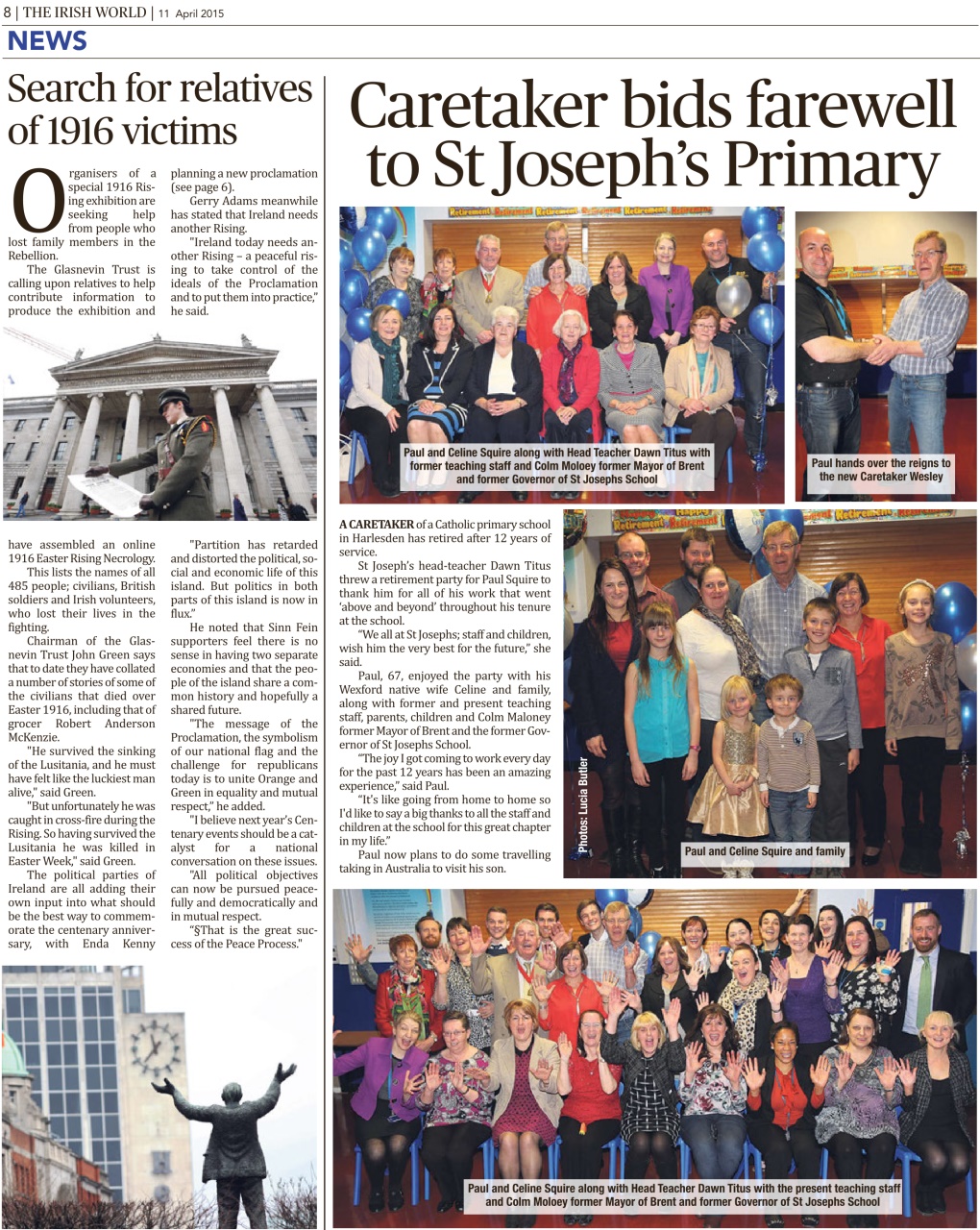 Irish World Preview Pages