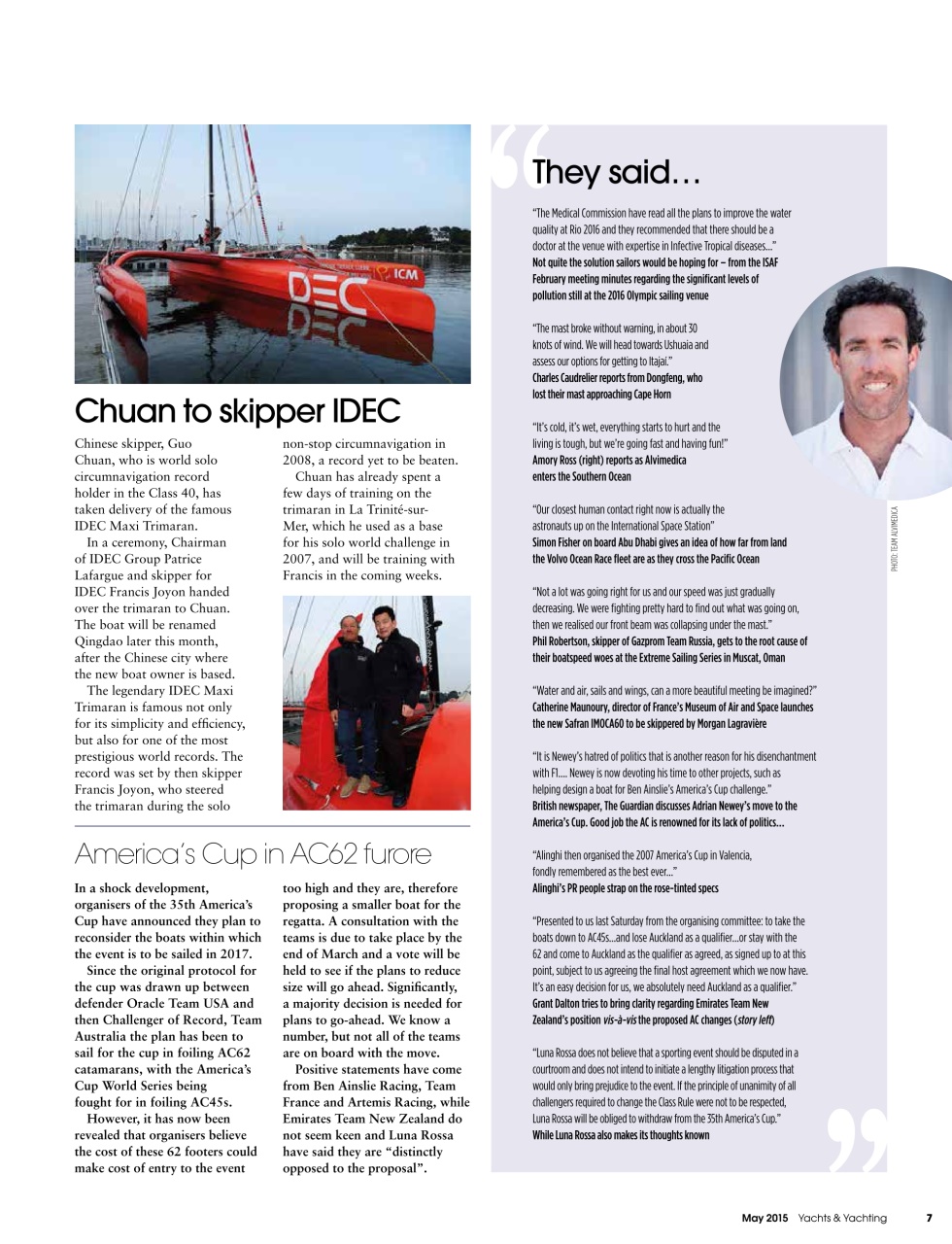 Yachts & Yachting Preview Pages