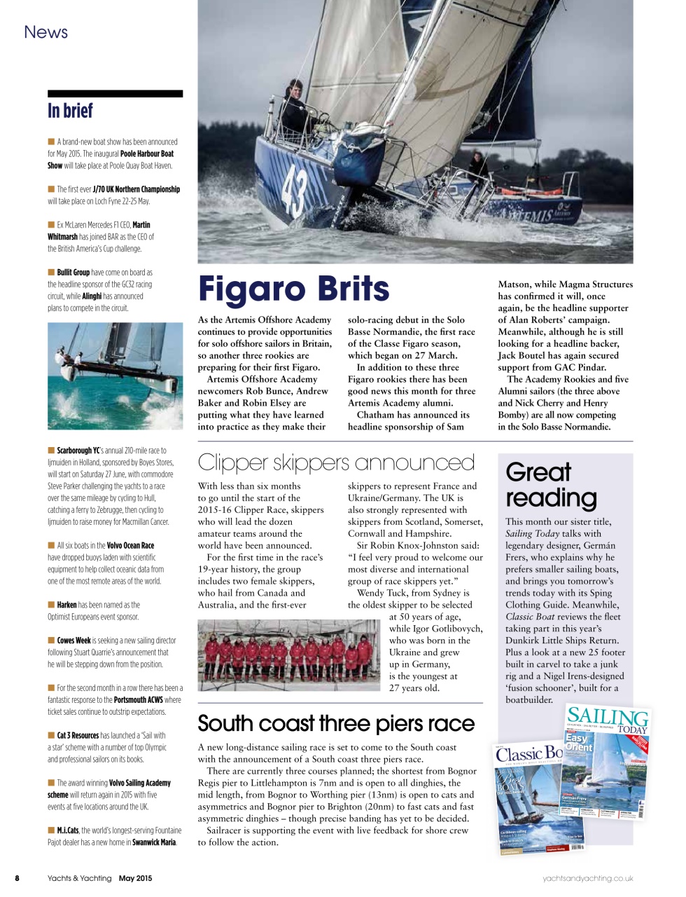 Yachts & Yachting Preview Pages