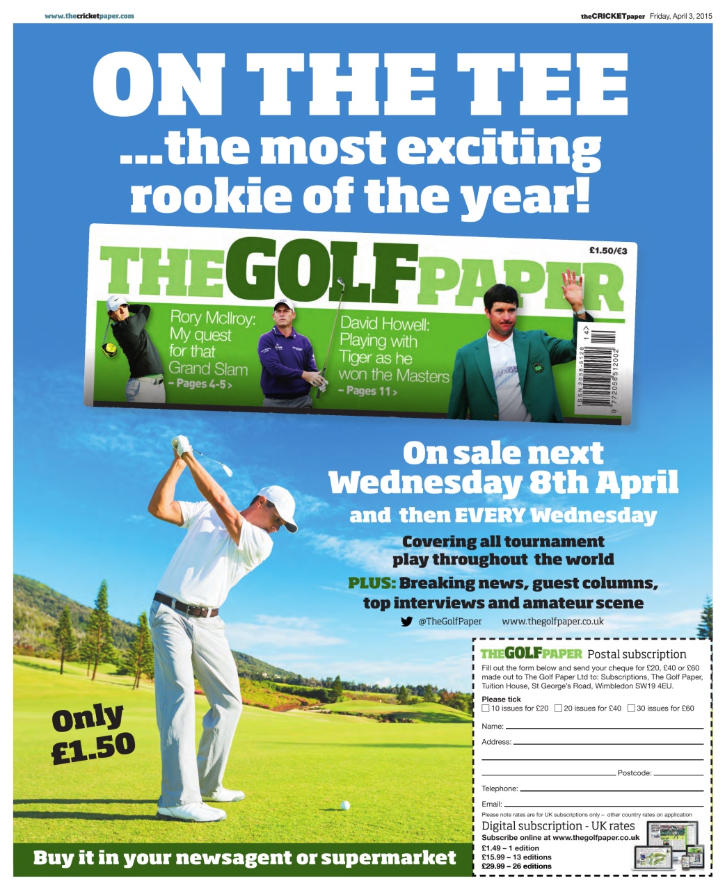 The Cricket Paper Preview Pages