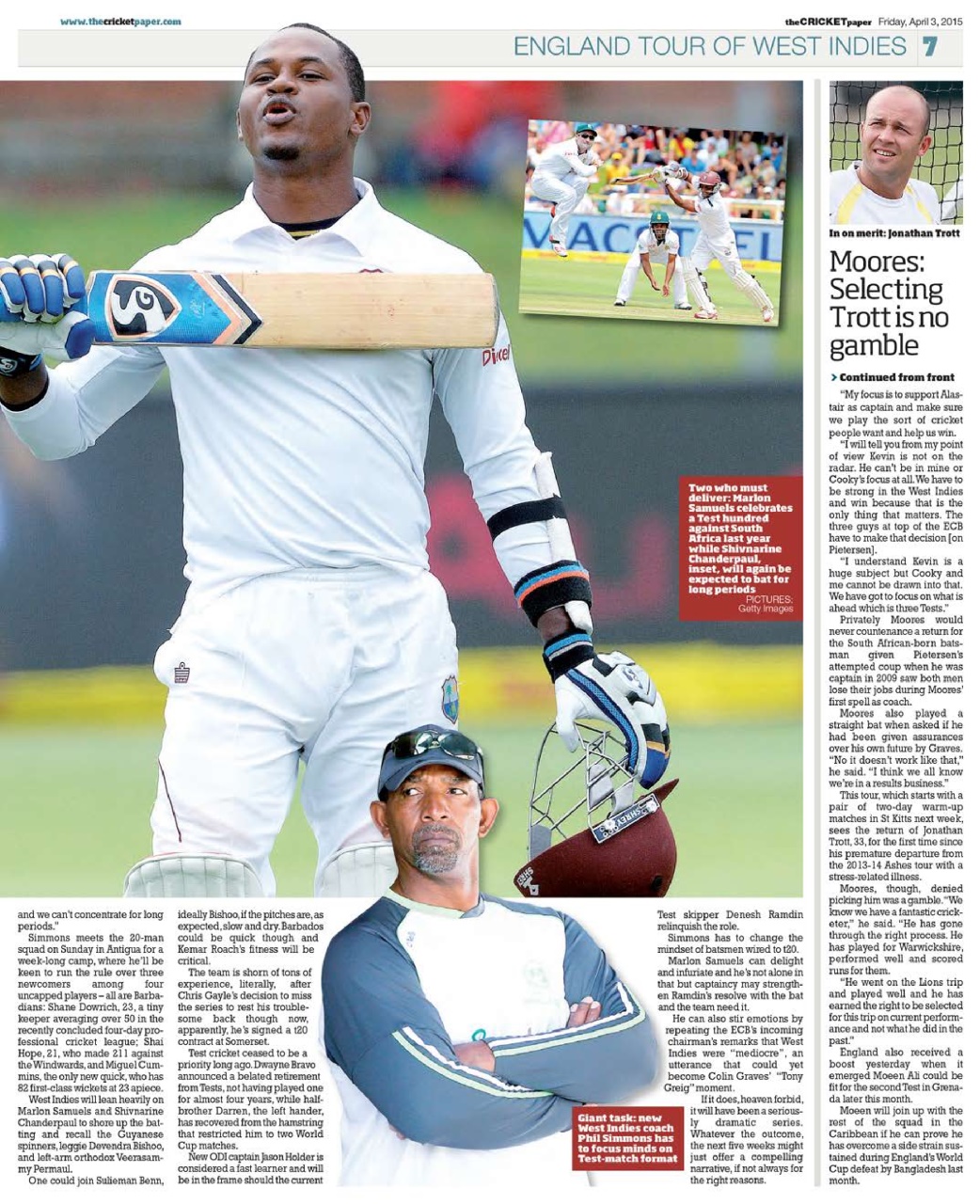 The Cricket Paper Preview Pages