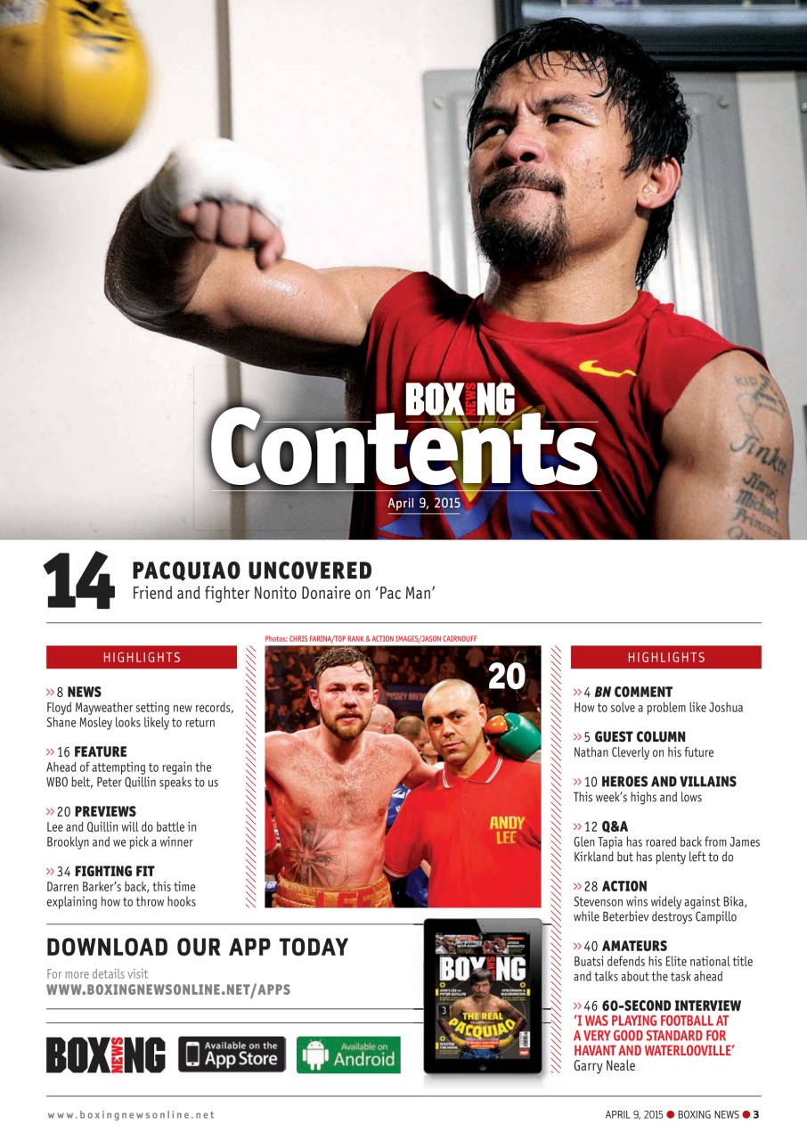 Boxing News Preview Pages