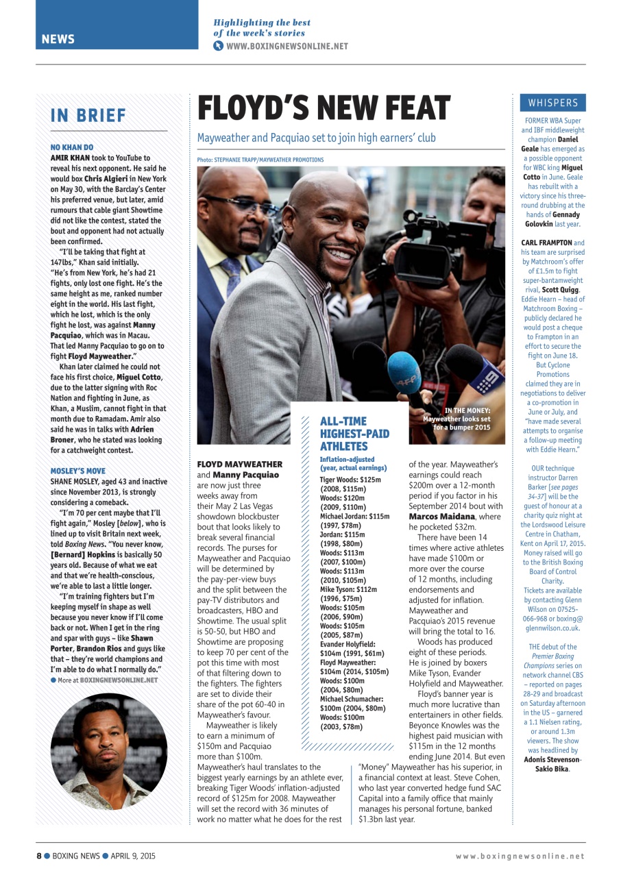 Boxing News Preview Pages