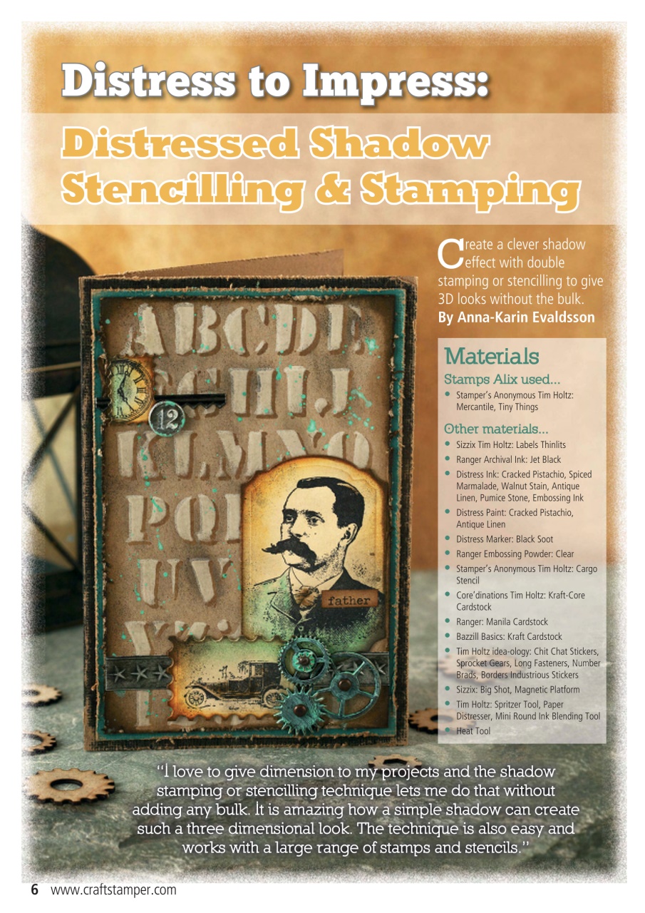 Craft Stamper Preview Pages