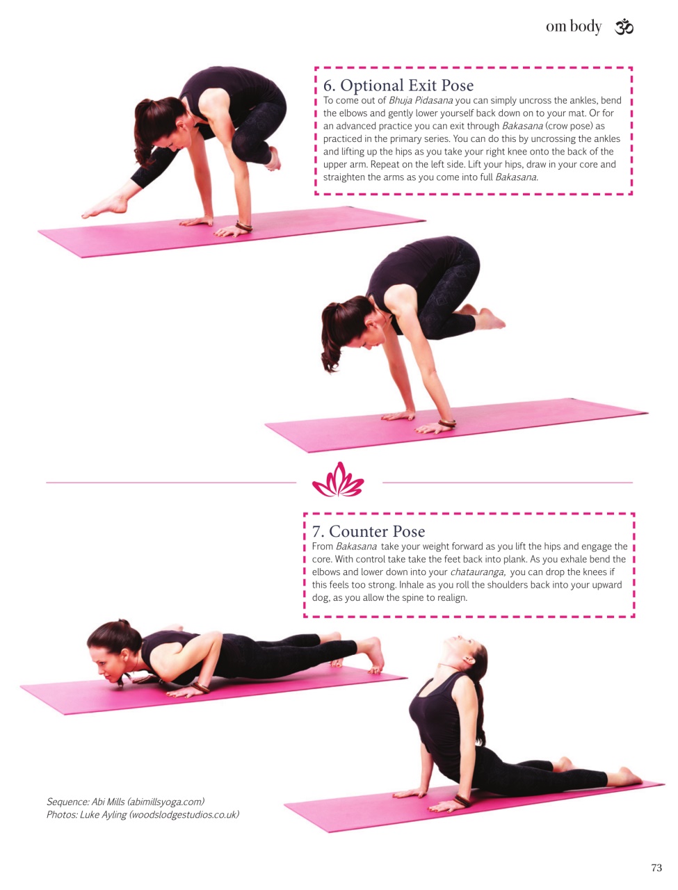 OM Yoga Magazine Preview Pages