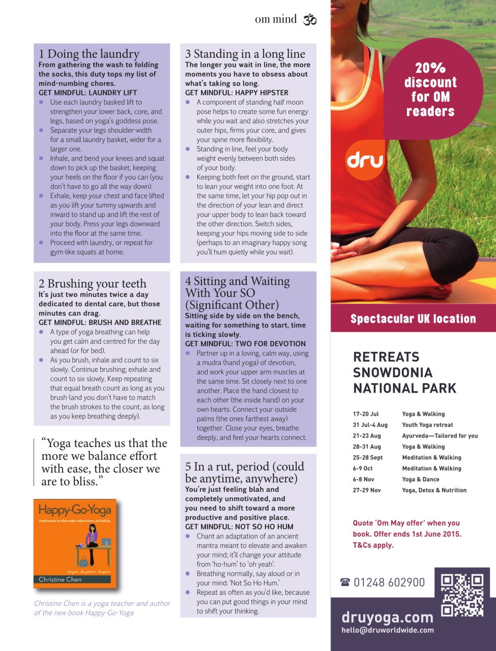 OM Yoga Magazine Preview Pages
