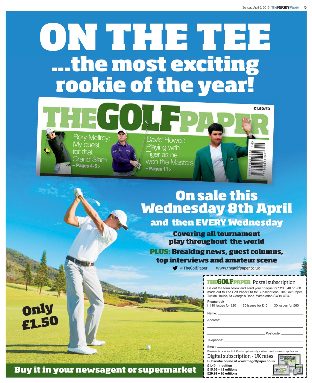 The Rugby Paper Preview Pages