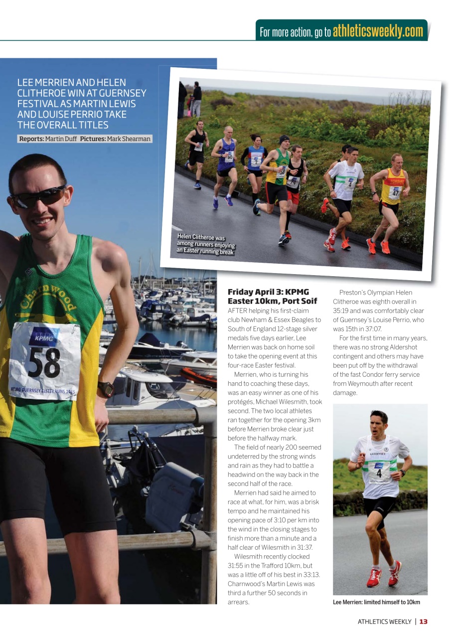 AW – Athletics Weekly Magazine Preview Pages
