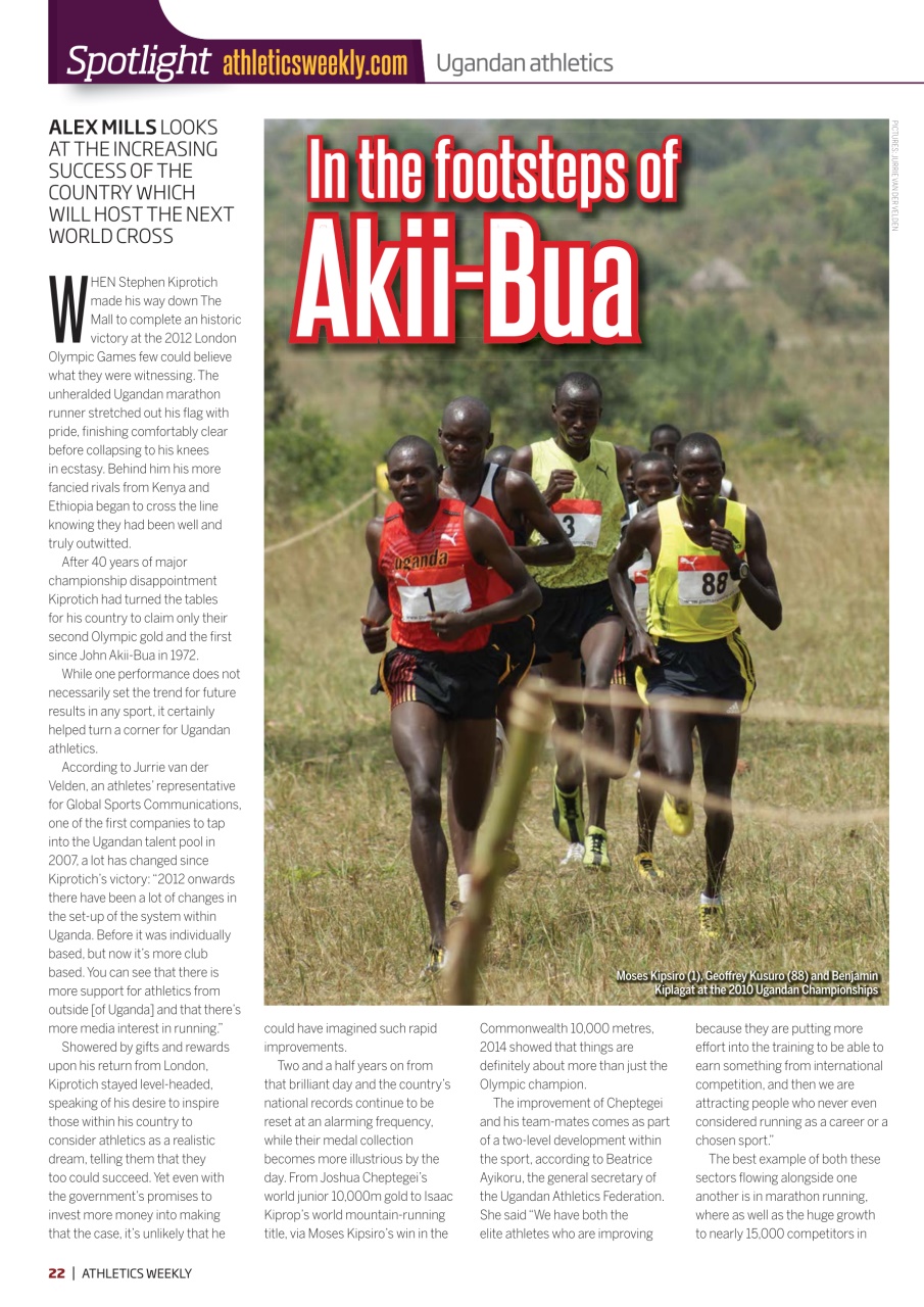 AW – Athletics Weekly Magazine Preview Pages