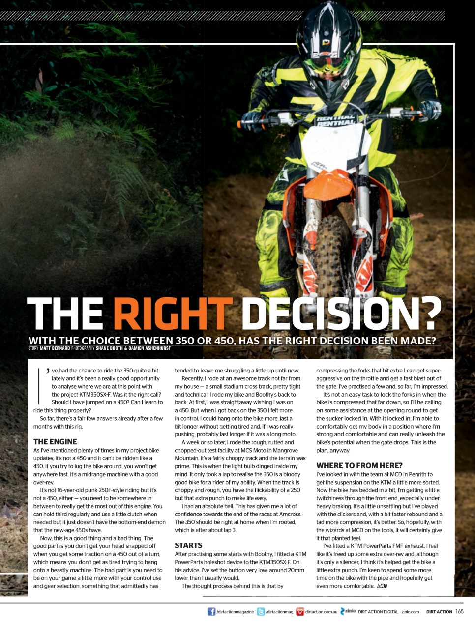 Dirt Action Preview Pages