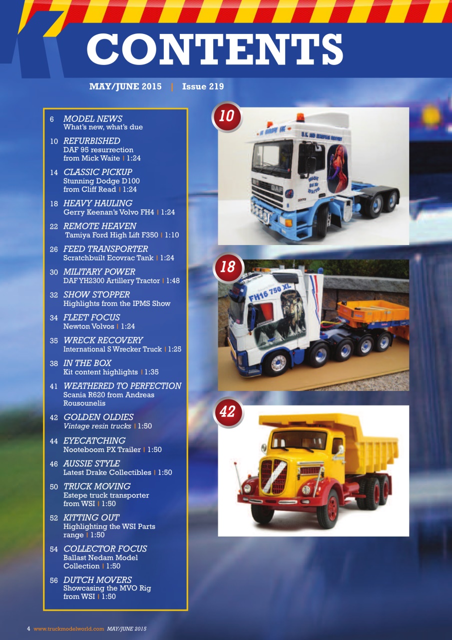 Model Car Truck Motorcycles World Preview Pages