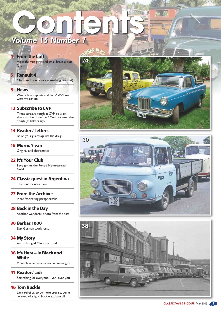 Classic Van & Pick-up Preview Pages