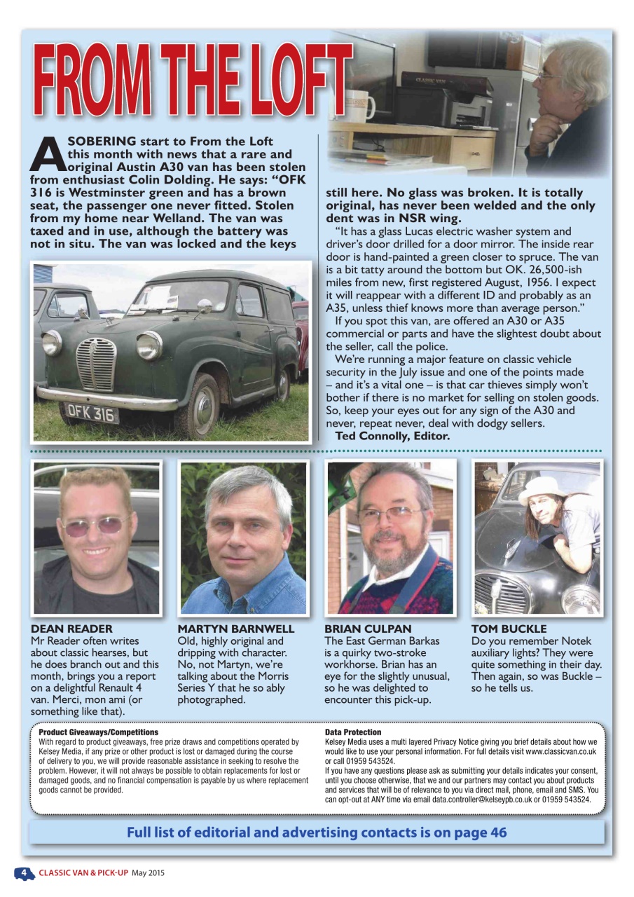 Classic Van & Pick-up Preview Pages