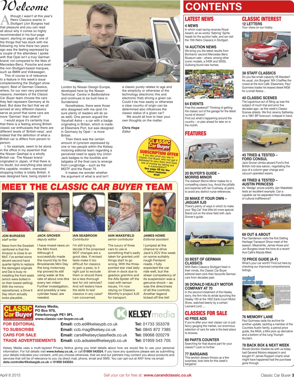 Classic Car Buyer Preview Pages