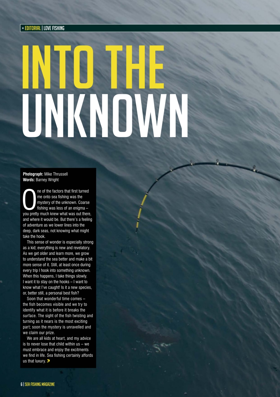 Sea Fishing Magazine Preview Pages