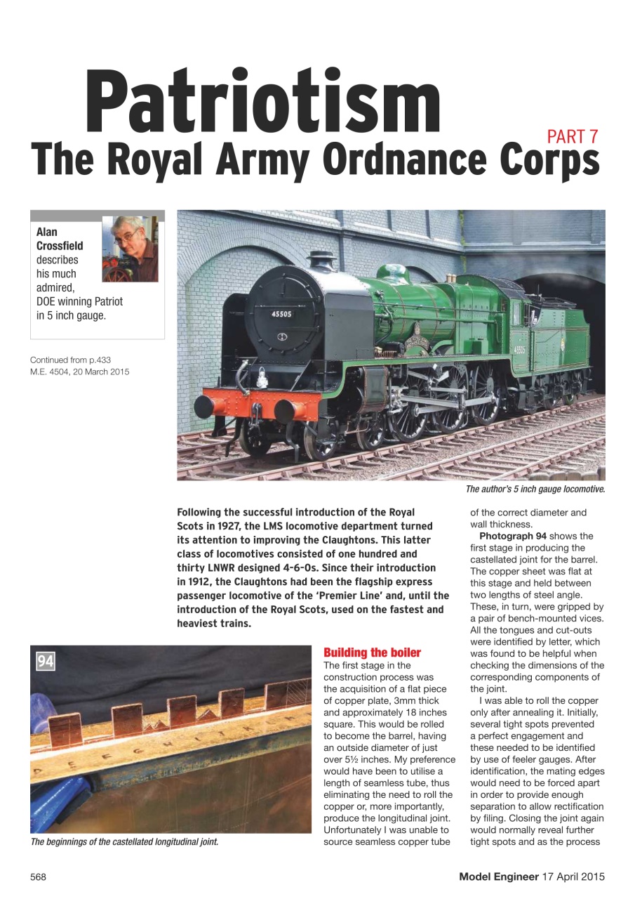 Model Engineer Preview Pages