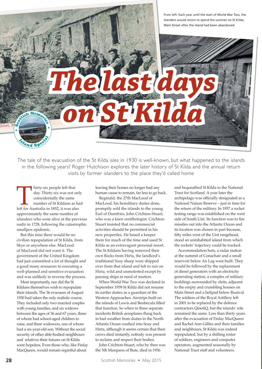 Scottish Memories Preview Pages