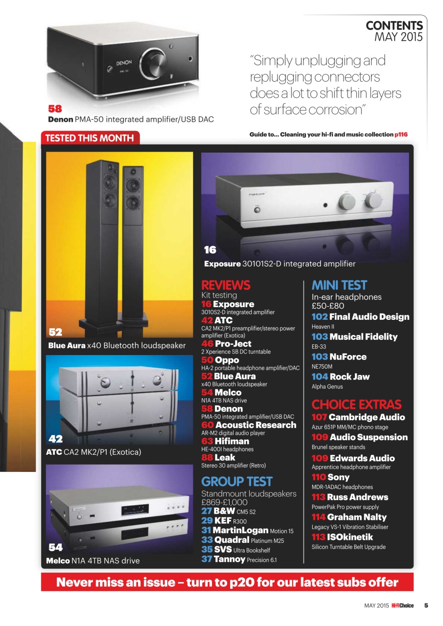 Hi-Fi Choice Preview Pages