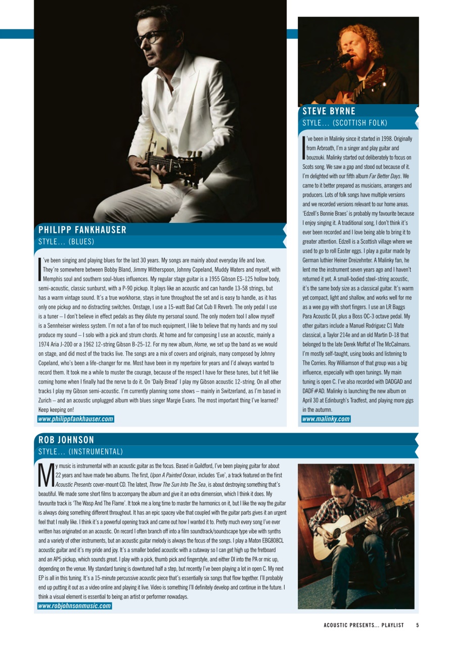 Acoustic Preview Pages